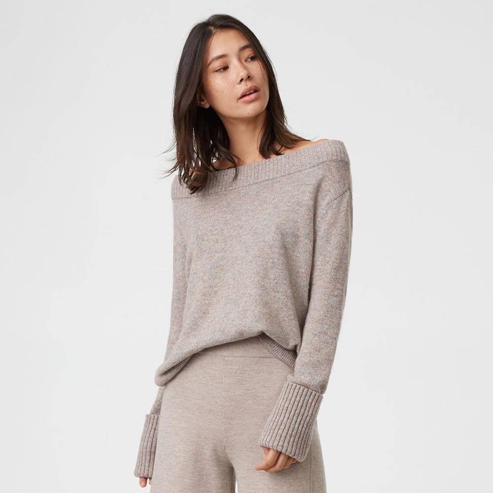 Club Monaco Maureesa Solid Sweater - gray multi